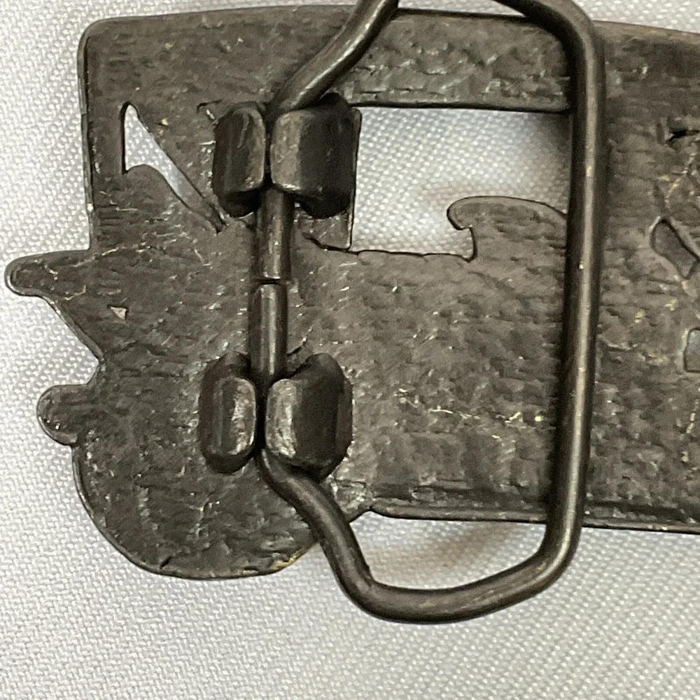 Vintage 1978 Duesenberg Model Car Belt Buckle - Solid Brass Baron Buckle‎